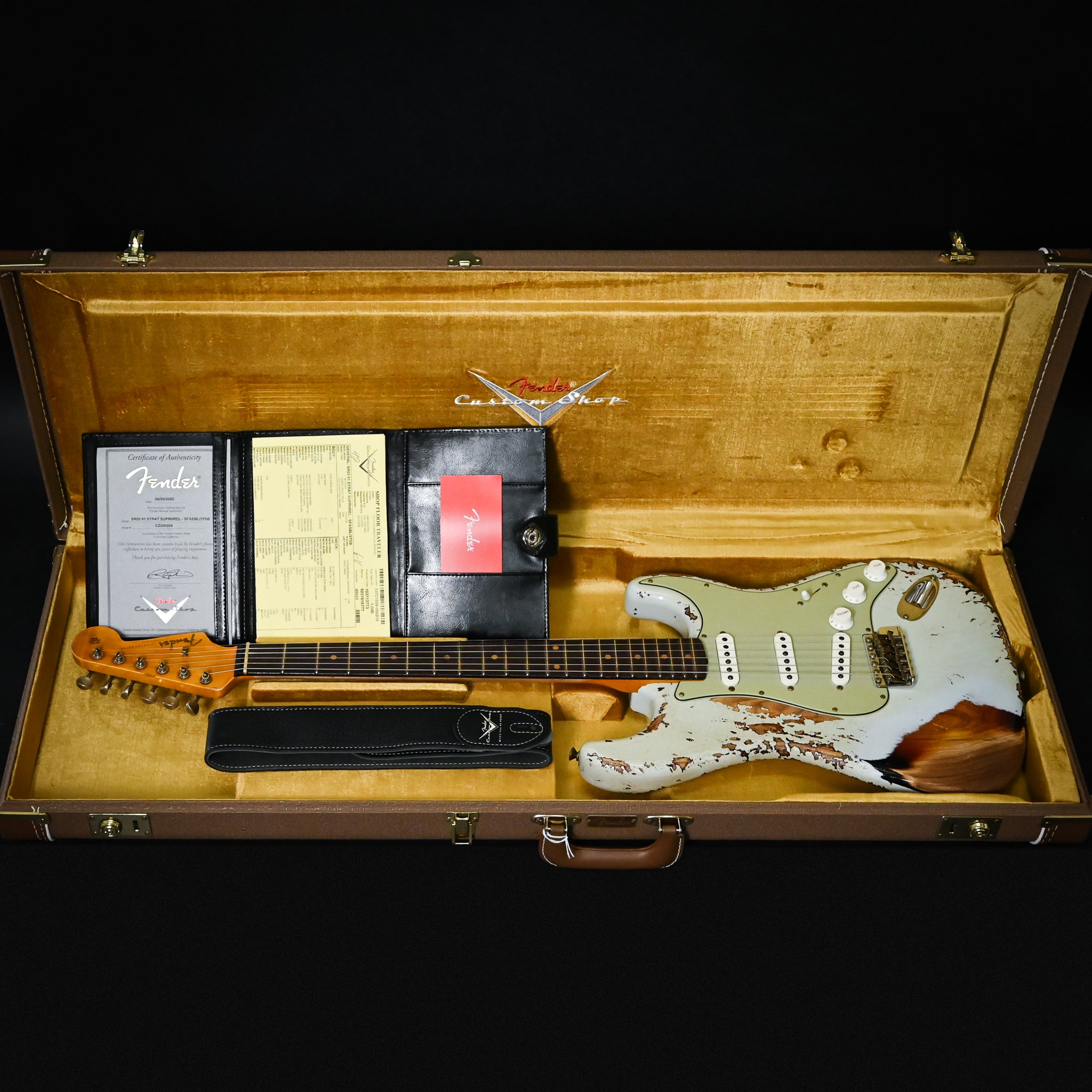 Fender Custom Shop '61 Stratocaster Super Heavy Relic- Super Faded Aged Sonic Blue / 3 Color Sunburst 2025 (CZ586959)