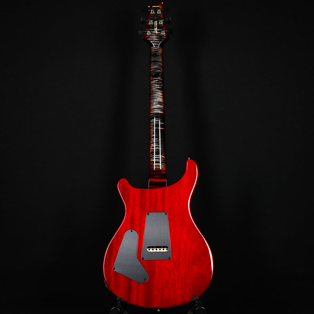 PRS Custom 24 Wood Library w/ 1-Piece Quilt 10-Top, Brazilian Rosewood, & DMO Pickups- Charcoal Cherry Burst 2026 (0434660)