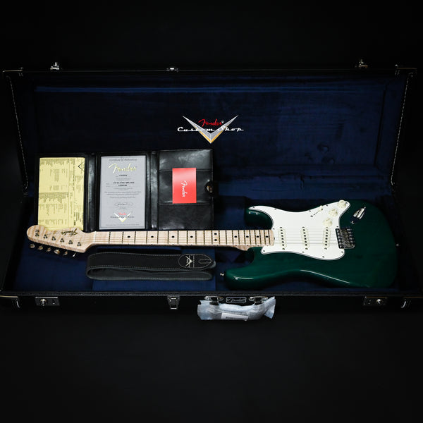 Fender Custom Shop Limited Edition '65 Stratocaster NOS- Aged Teal Green Transparent 2024 (CZ580168) Used – B-Stock