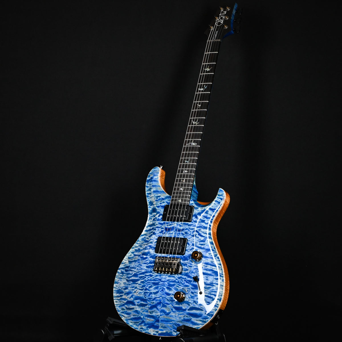 PRS Custom 24 Wood Library w/ Brazilian Rosewood, & DMO Pickups- Faded Blue Jean (Natural Back) 2026 (0434662)