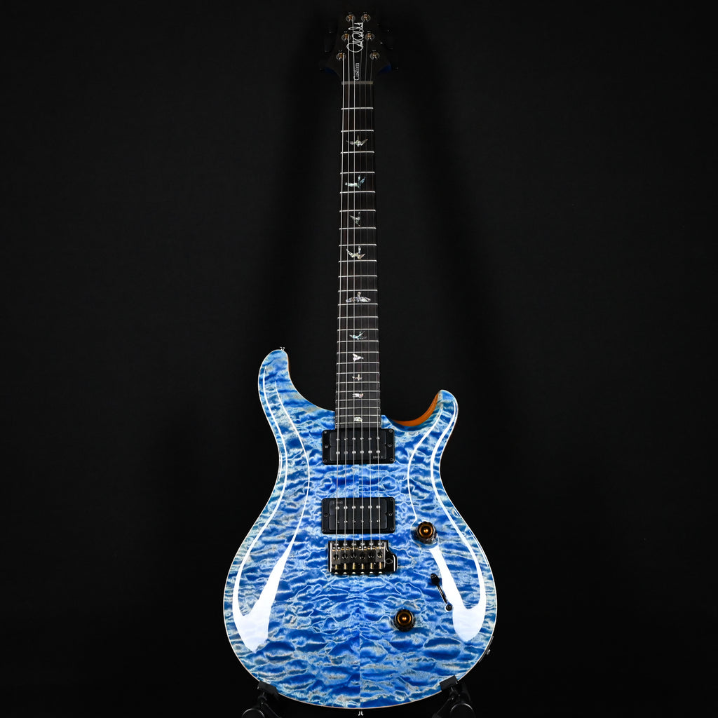 PRS Custom 24 Wood Library w/ Brazilian Rosewood, & DMO Pickups- Faded Blue Jean (Natural Back) 2026 (0434662)