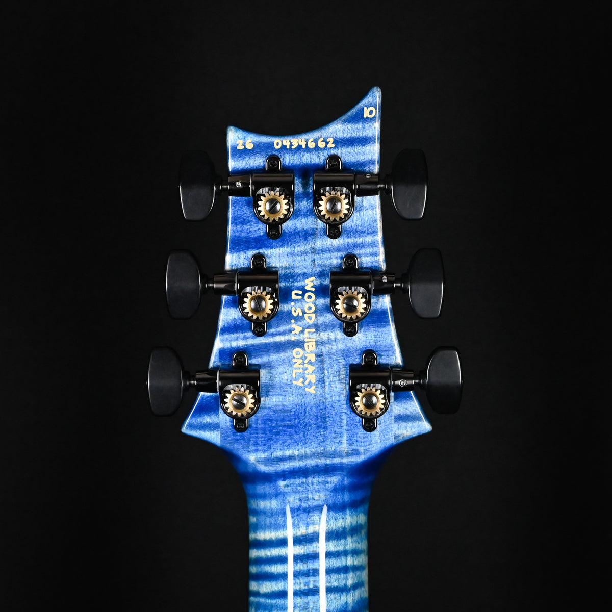 PRS Custom 24 Wood Library w/ Brazilian Rosewood, & DMO Pickups- Faded Blue Jean (Natural Back) 2026 (0434662)