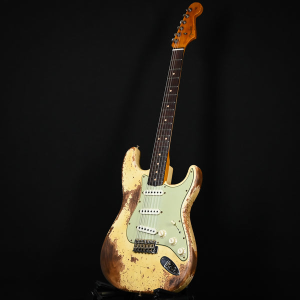 Fender Custom Shop Limited Edition 62/63 Stratocaster Super Heavy Relic- Aged Vintage White 2025 (CZ584874)