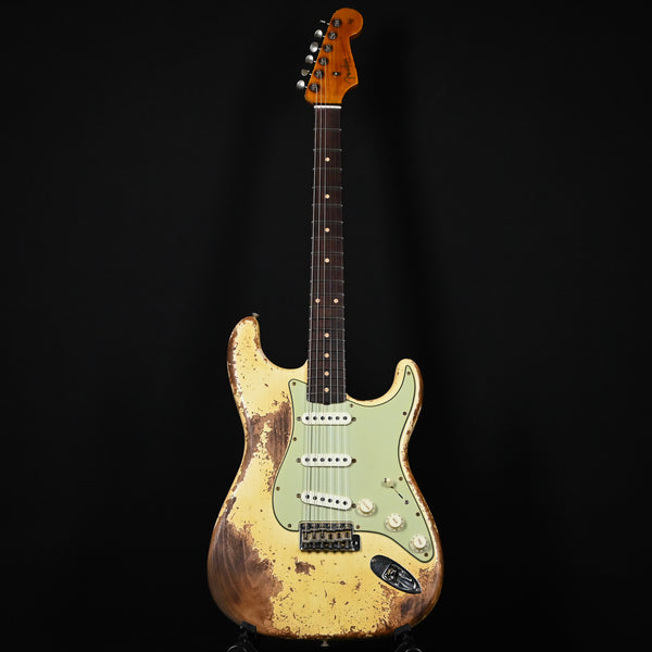 Fender Custom Shop Limited Edition 62/63 Stratocaster Super Heavy Relic- Aged Vintage White 2025 (CZ584874)