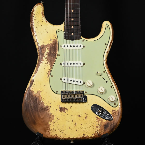 Fender Custom Shop Limited Edition 62/63 Stratocaster Super Heavy Relic- Aged Vintage White 2025 (CZ584874)