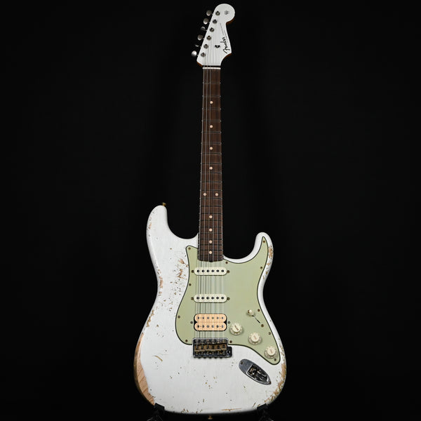 Fender Custom Shop '62 Stratocaster HSS w/ Painted Headcap, Heavy Relic- Olympic White 2026 (R148881)