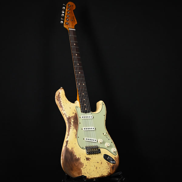 Fender Custom Shop Limited Edition 62/63 Stratocaster Super Heavy Relic- Aged Vintage White 2025 (CZ584874)