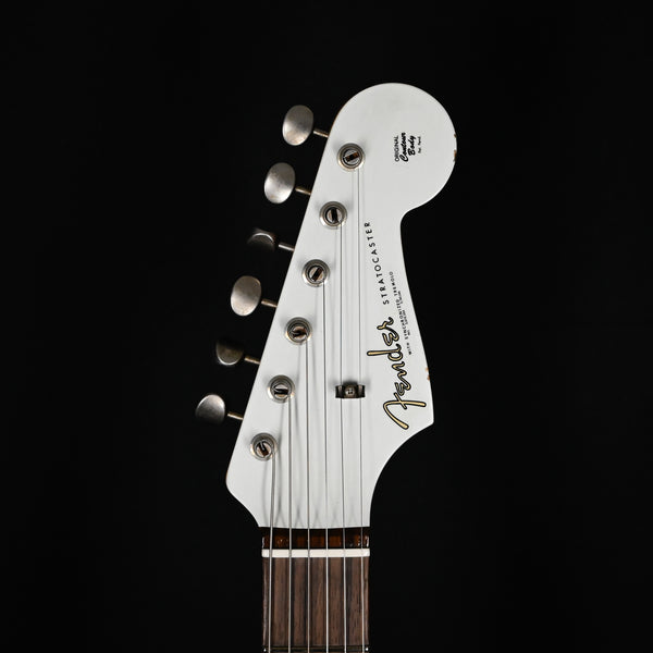Fender Custom Shop '62 Stratocaster HSS w/ Painted Headcap, Heavy Relic- Olympic White 2026 (R148881)