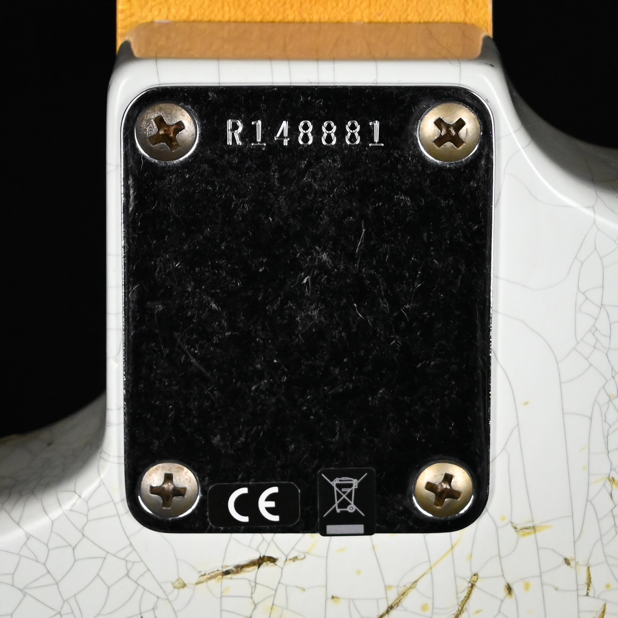 Fender Custom Shop '62 Stratocaster HSS w/ Painted Headcap, Heavy Relic- Olympic White 2026 (R148881)