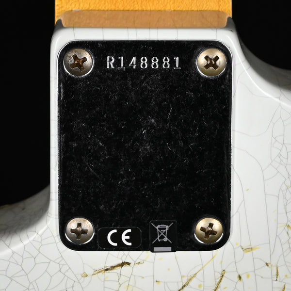 Fender Custom Shop '62 Stratocaster HSS w/ Painted Headcap, Heavy Relic- Olympic White 2026 (R148881)