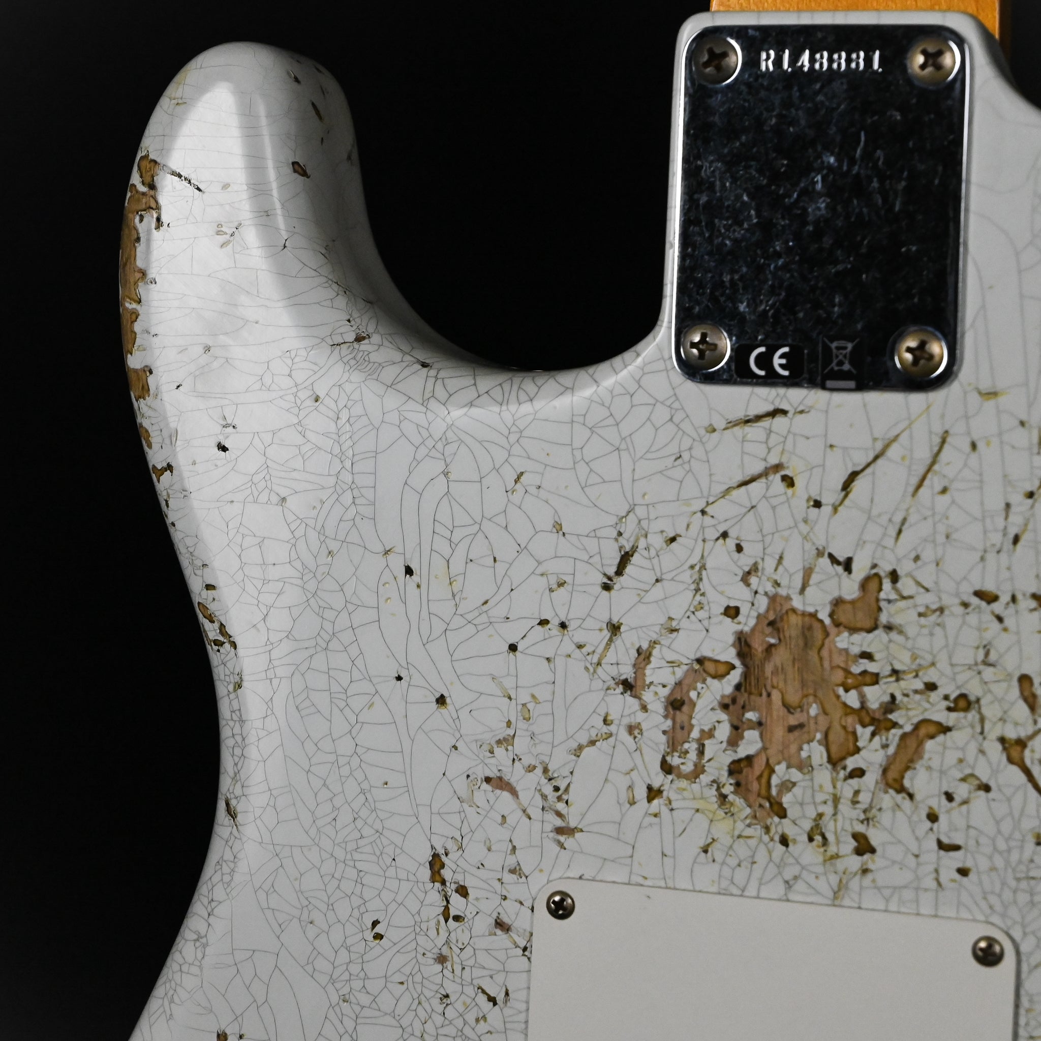 Fender Custom Shop '62 Stratocaster HSS w/ Painted Headcap, Heavy Relic- Olympic White 2026 (R148881)