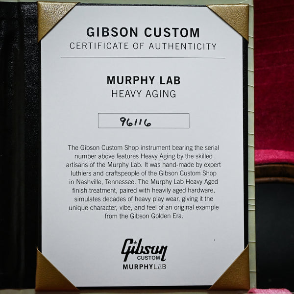 Gibson Custom Dealer Select 1959 Les Paul Standard Reissue Murphy Lab Heavy Aged- 