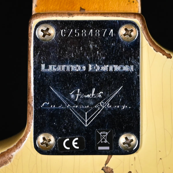 Fender Custom Shop Limited Edition 62/63 Stratocaster Super Heavy Relic- Aged Vintage White 2025 (CZ584874)
