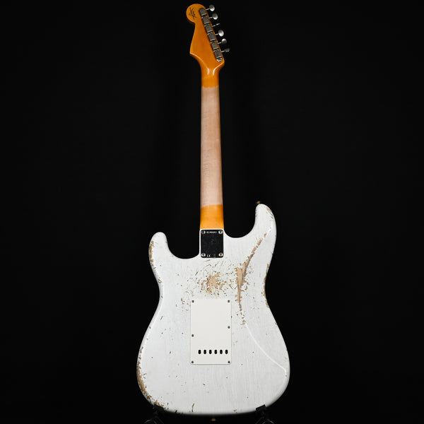 Fender Custom Shop '62 Stratocaster HSS w/ Painted Headcap, Heavy Relic- Olympic White 2026 (R148881)