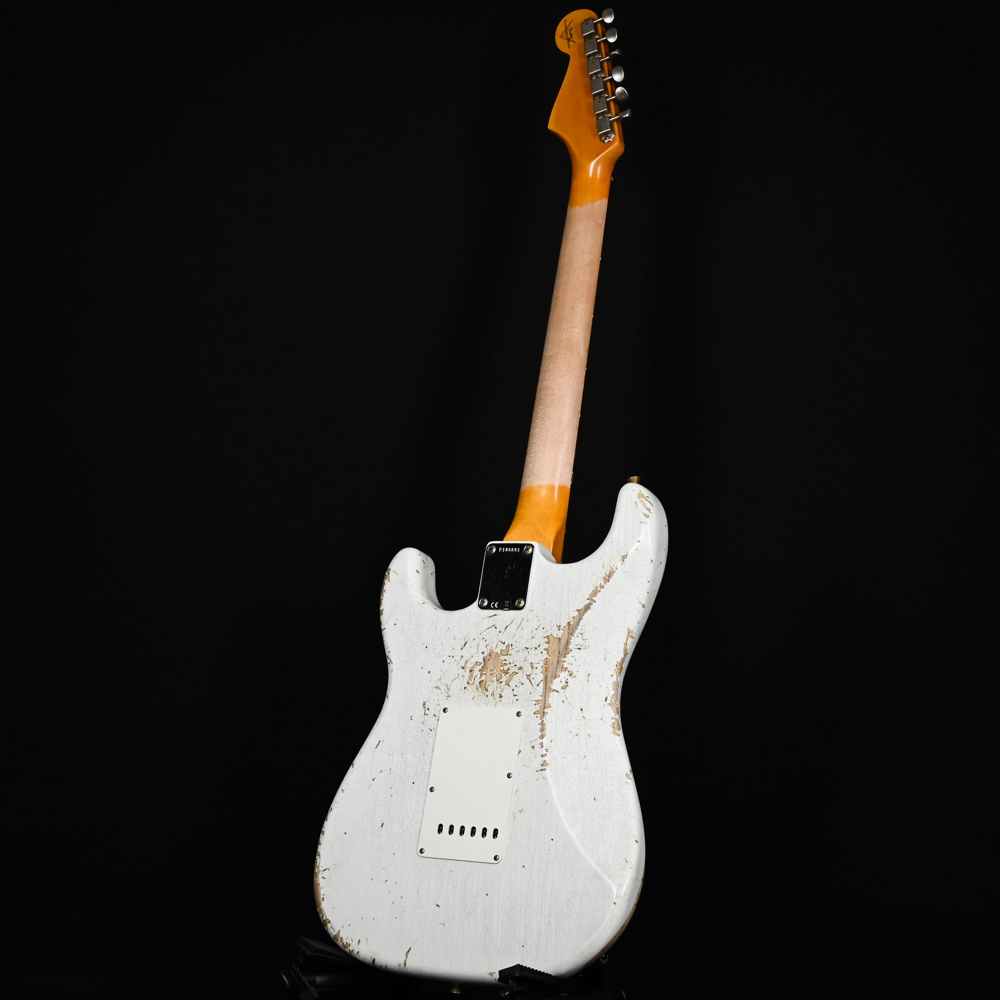 Fender Custom Shop '62 Stratocaster HSS w/ Painted Headcap, Heavy Relic- Olympic White 2026 (R148881)