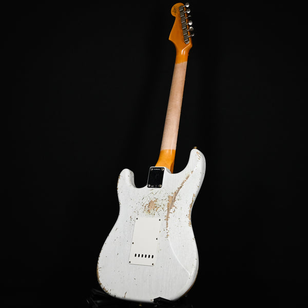 Fender Custom Shop '62 Stratocaster HSS w/ Painted Headcap, Heavy Relic- Olympic White 2026 (R148881)