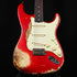 Fender Custom Shop '63 Stratocaster Super Heavy Relic- Candy Apple Red 2024 (CZ582442)