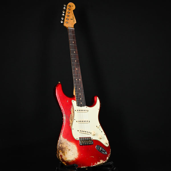 Fender Custom Shop '63 Stratocaster Super Heavy Relic- Candy Apple Red 2024 (CZ582442)