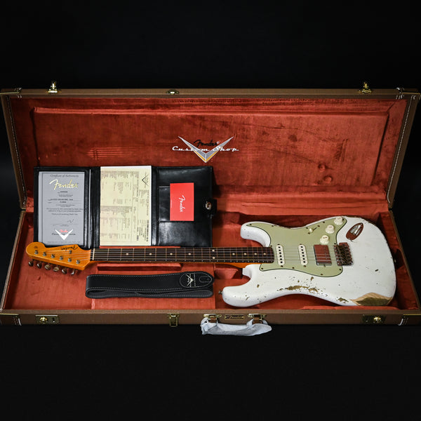 Fender Custom Shop '62 Stratocaster HSS Heavy Relic- Olympic White 2026 (R148589)
