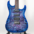 Tom Anderson Custom Drop Top Electric Guitar- Ultraviolet Blue w/ Blue Edge Burst & Binding 2026 (09-16-26A)