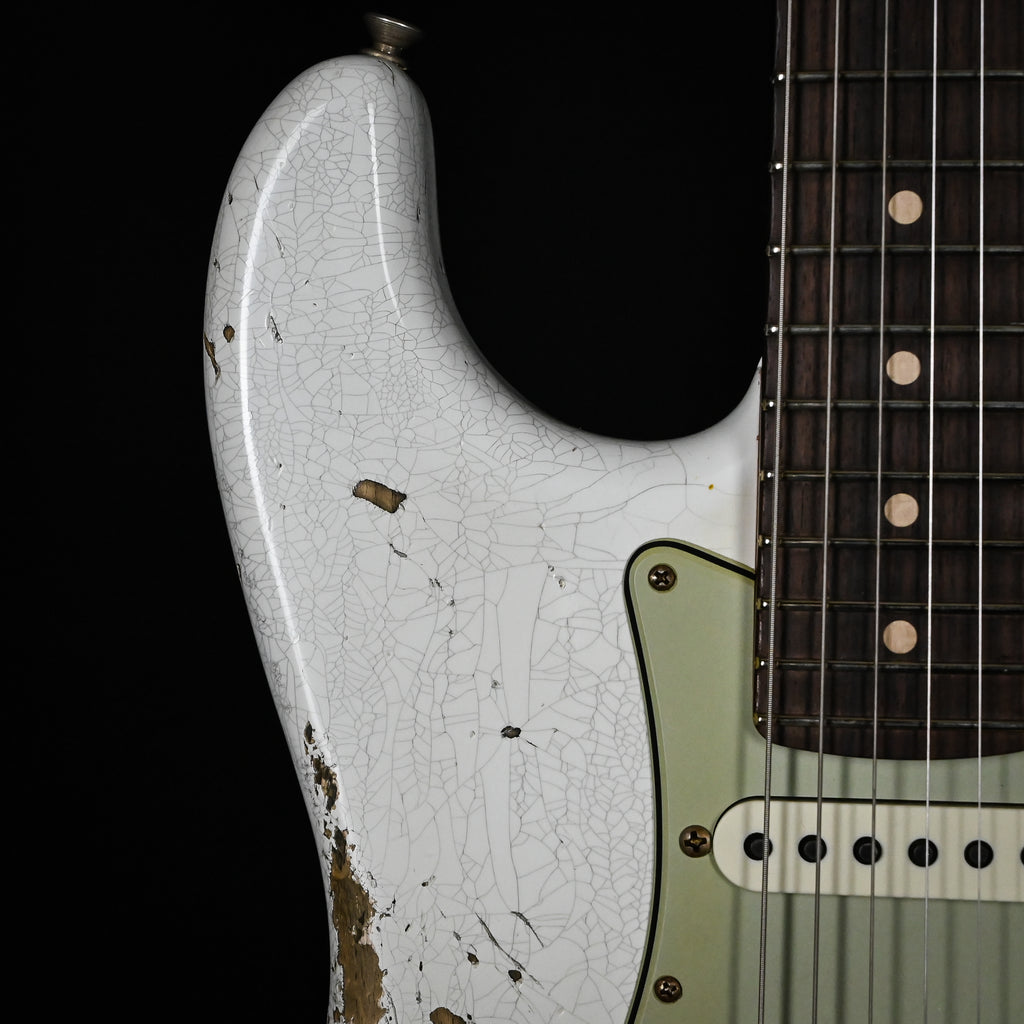 Fender Custom Shop '62 Stratocaster HSS Heavy Relic- Olympic White 2026 (R148589)