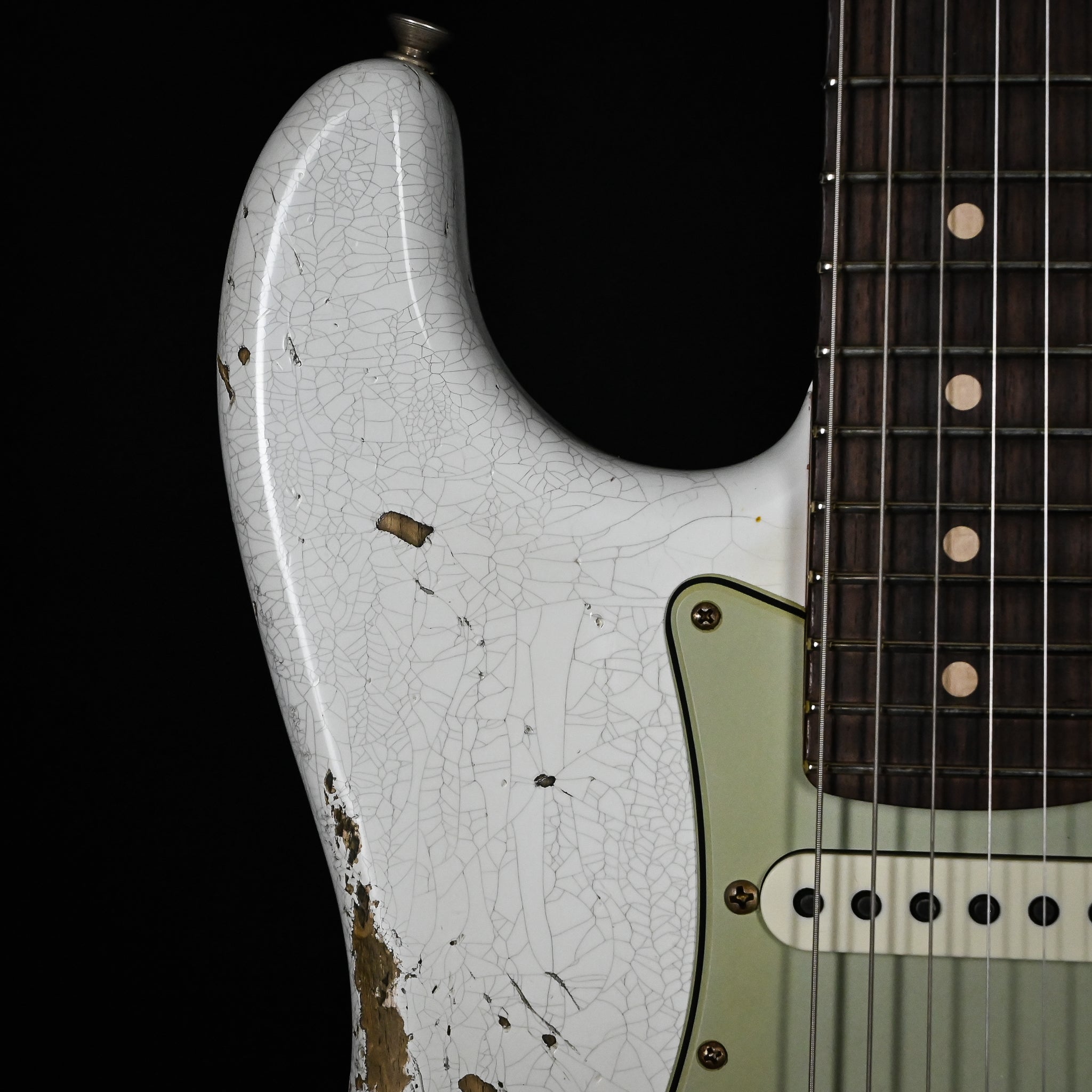 Fender Custom Shop '62 Stratocaster HSS Heavy Relic- Olympic White 2026 (R148589)