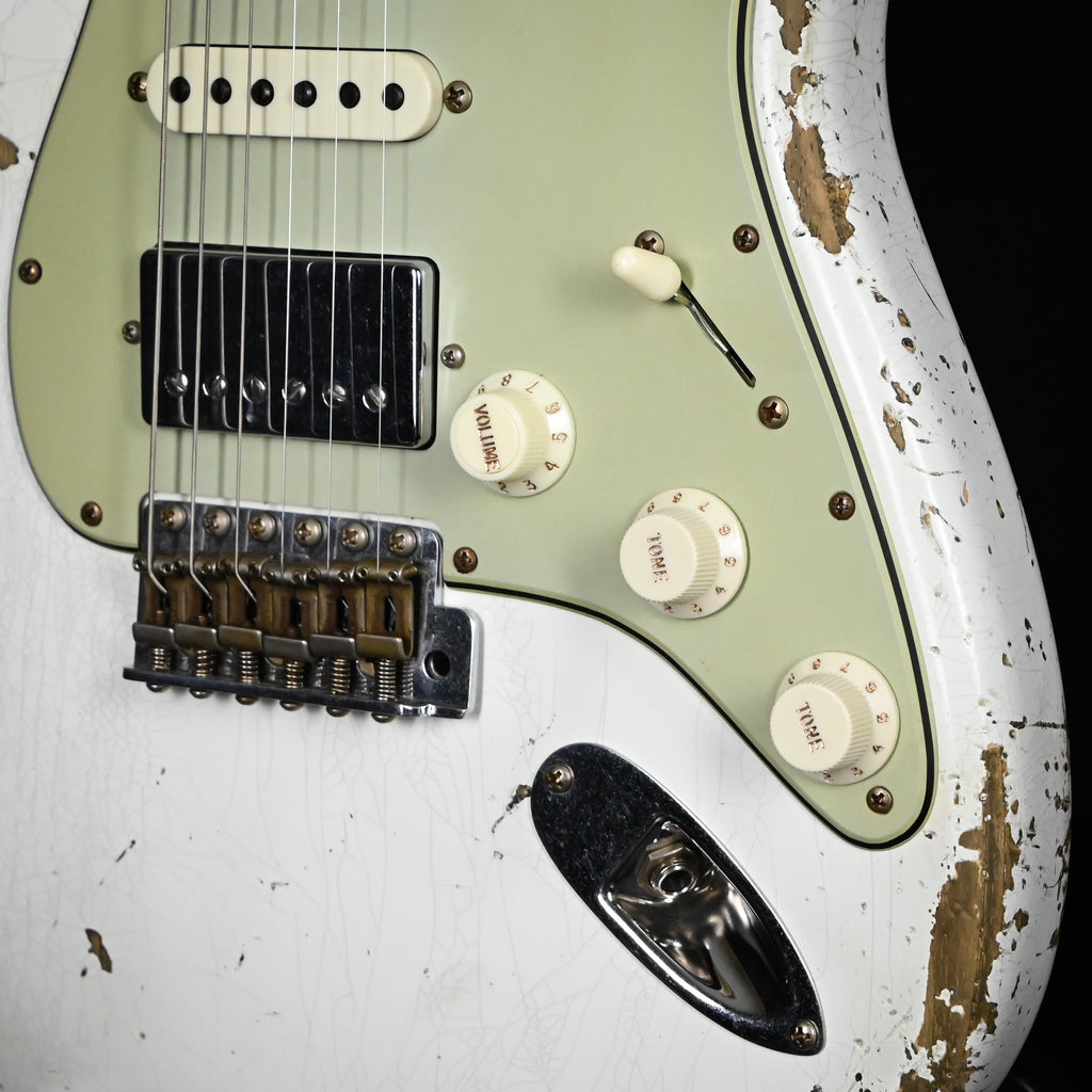 Fender Custom Shop '62 Stratocaster HSS Heavy Relic- Olympic White 2026 (R148589)