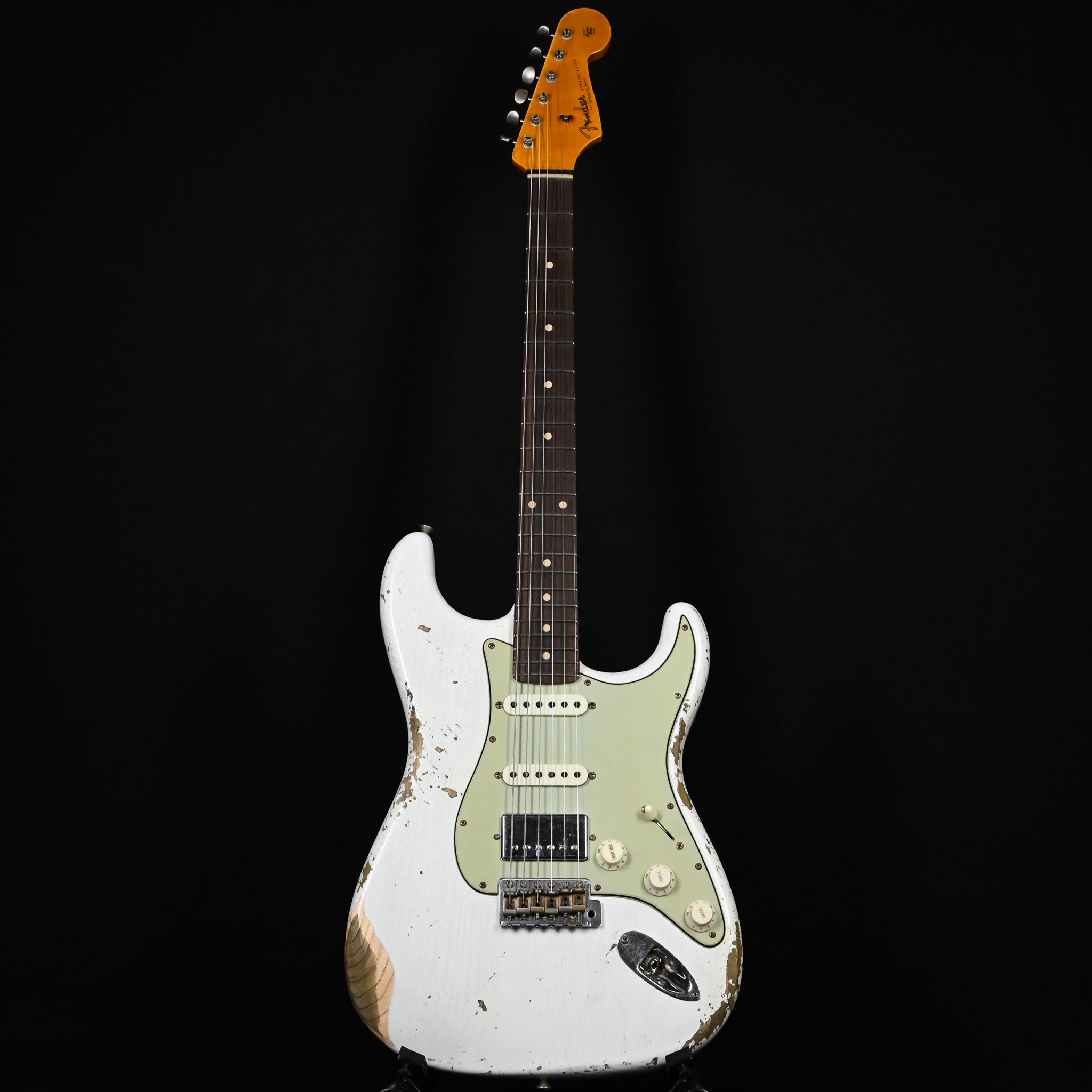 Fender Custom Shop '62 Stratocaster HSS Heavy Relic- Olympic White 2026 (R148589)