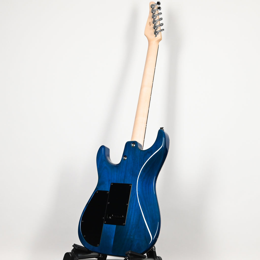 Tom Anderson Custom Drop Top Electric Guitar- Ultraviolet Blue w/ Blue Edge Burst & Binding 2026 (09-16-26A)