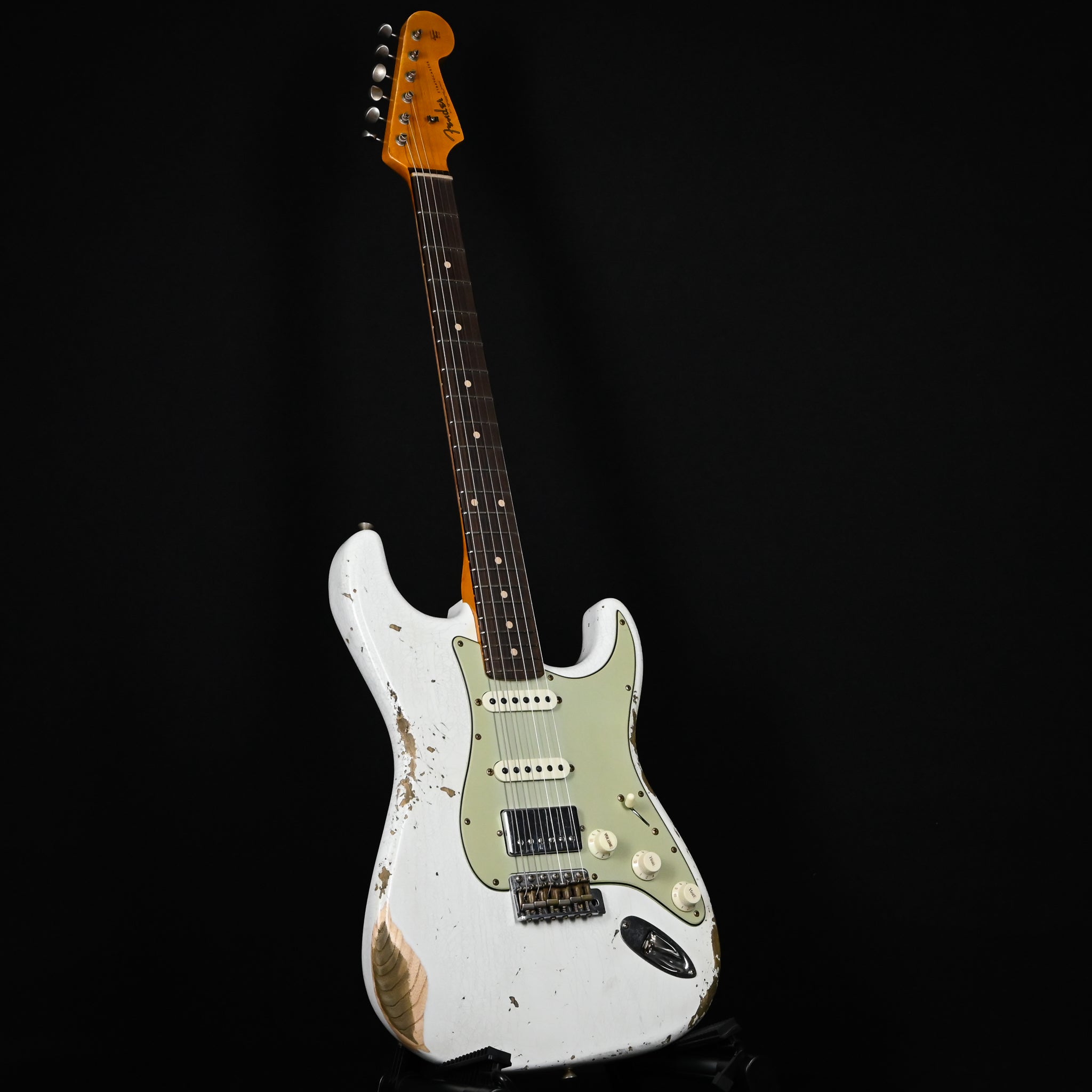 Fender Custom Shop '62 Stratocaster HSS Heavy Relic- Olympic White 2026 (R148589)