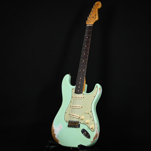 Fender Custom Shop '62 Stratocaster Heavy Relic- Aged Surf Green 2024 (CZ552346)