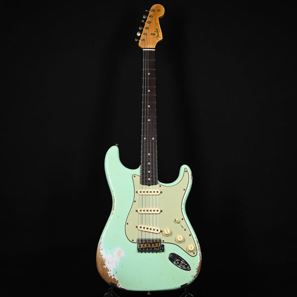 Fender Custom Shop '62 Stratocaster Heavy Relic- Aged Surf Green 2024 (CZ552346)