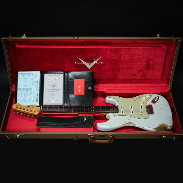 Fender Custom Shop 1962 Stratocaster w/ Handwound 60/63 Pickups, Heavy Relic- Aged Sonic Blue 2025 (CZ589533)