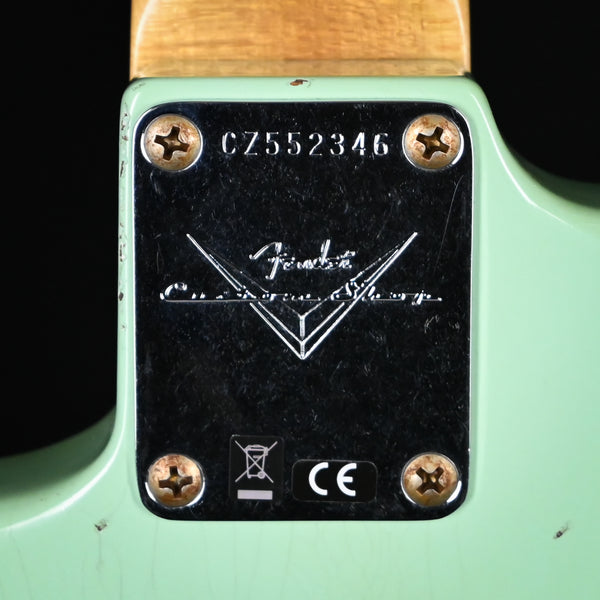 Fender Custom Shop '62 Stratocaster Heavy Relic- Aged Surf Green 2024 (CZ552346)