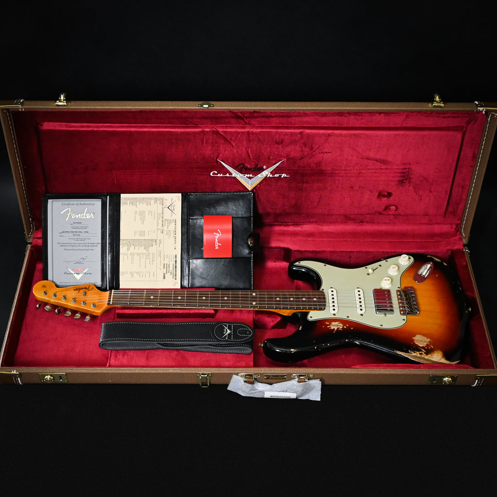 Fender Custom Shop '62 Stratocaster HSS Heavy Relic- 3 Color Sunburst 2026 (R147744)