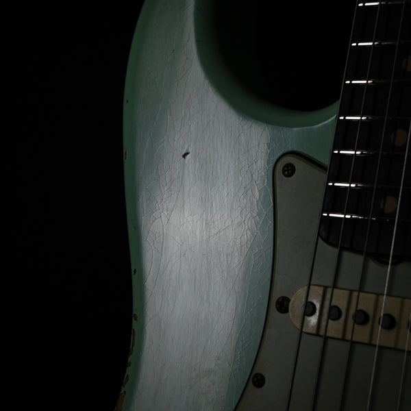 Fender Custom Shop '62 Stratocaster Heavy Relic- Aged Surf Green 2024 (CZ552346)