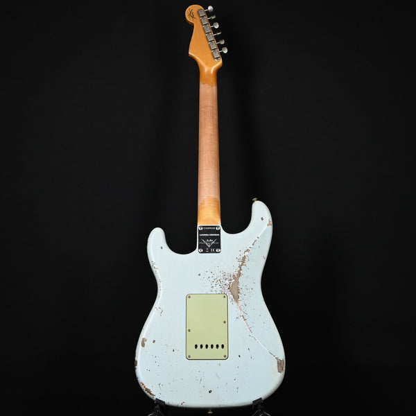 Fender Custom Shop 1962 Stratocaster w/ Handwound 60/63 Pickups, Heavy Relic- Aged Sonic Blue 2025 (CZ589533)