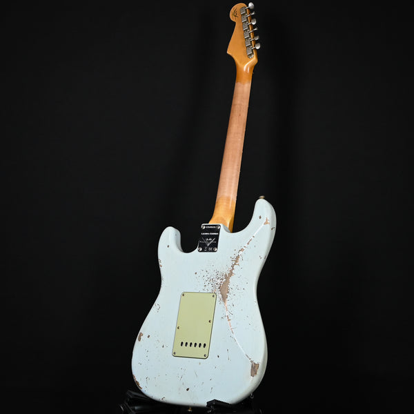 Fender Custom Shop 1962 Stratocaster w/ Handwound 60/63 Pickups, Heavy Relic- Aged Sonic Blue 2025 (CZ589533)