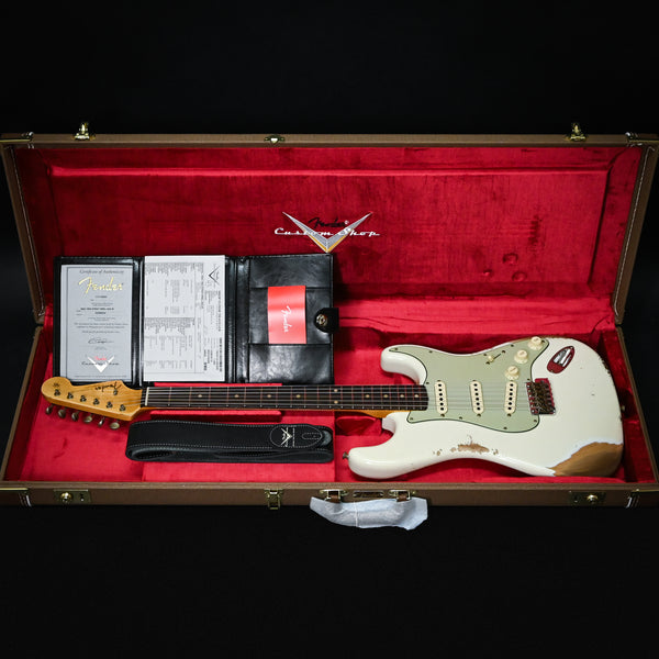 Fender Custom Shop Limited Edition 1962 Stratocaster w/ Handwound 60/63 Pickups, Heavy Relic- Aged Olympic White 2025 (CZ586630)
