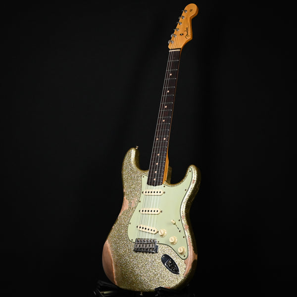 Fender Custom Shop Limited Edition 1962 Stratocaster Heavy Relic- Gold Sparkle 2025 (CZ585377)