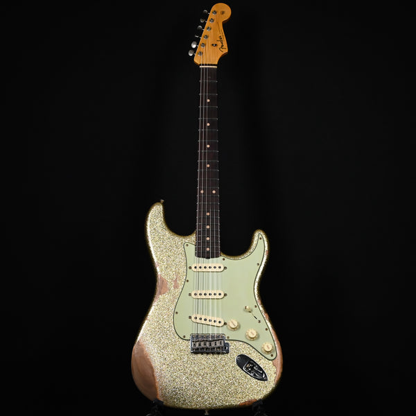 Fender Custom Shop Limited Edition 1962 Stratocaster Heavy Relic- Gold Sparkle 2025 (CZ585377)