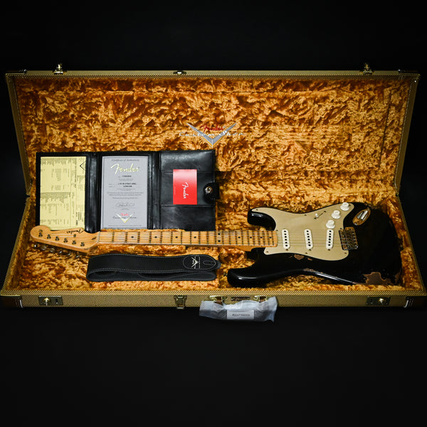 Fender Custom Shop Limited Edition '58 Stratocaster Heavy Relic- Aged Black 2024 (CZ581368)