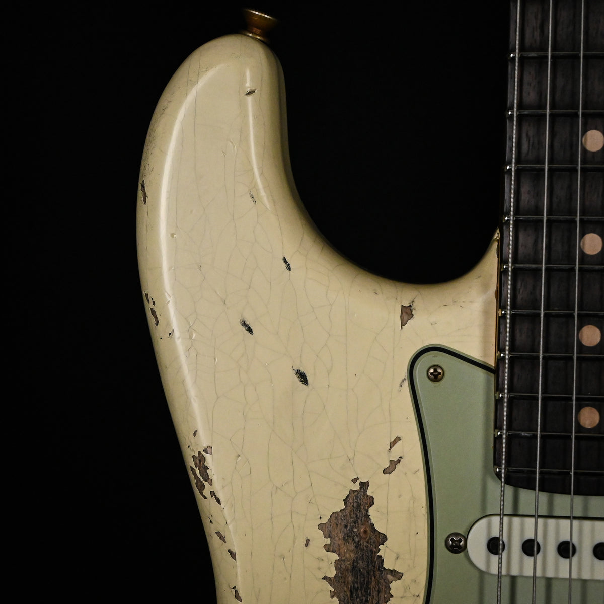 Fender Custom Shop '62 Stratocaster HSS w/ Ash Body, Heavy Relic- Vintage White 2026 (R152315)