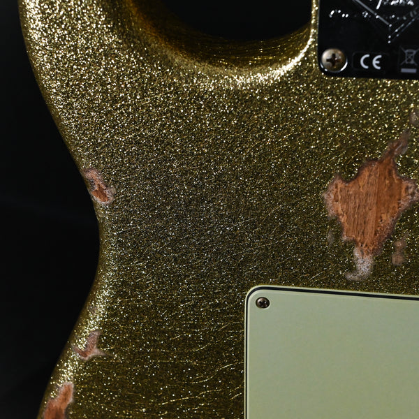 Fender Custom Shop Limited Edition 1962 Stratocaster Heavy Relic- Gold Sparkle 2025 (CZ585377)