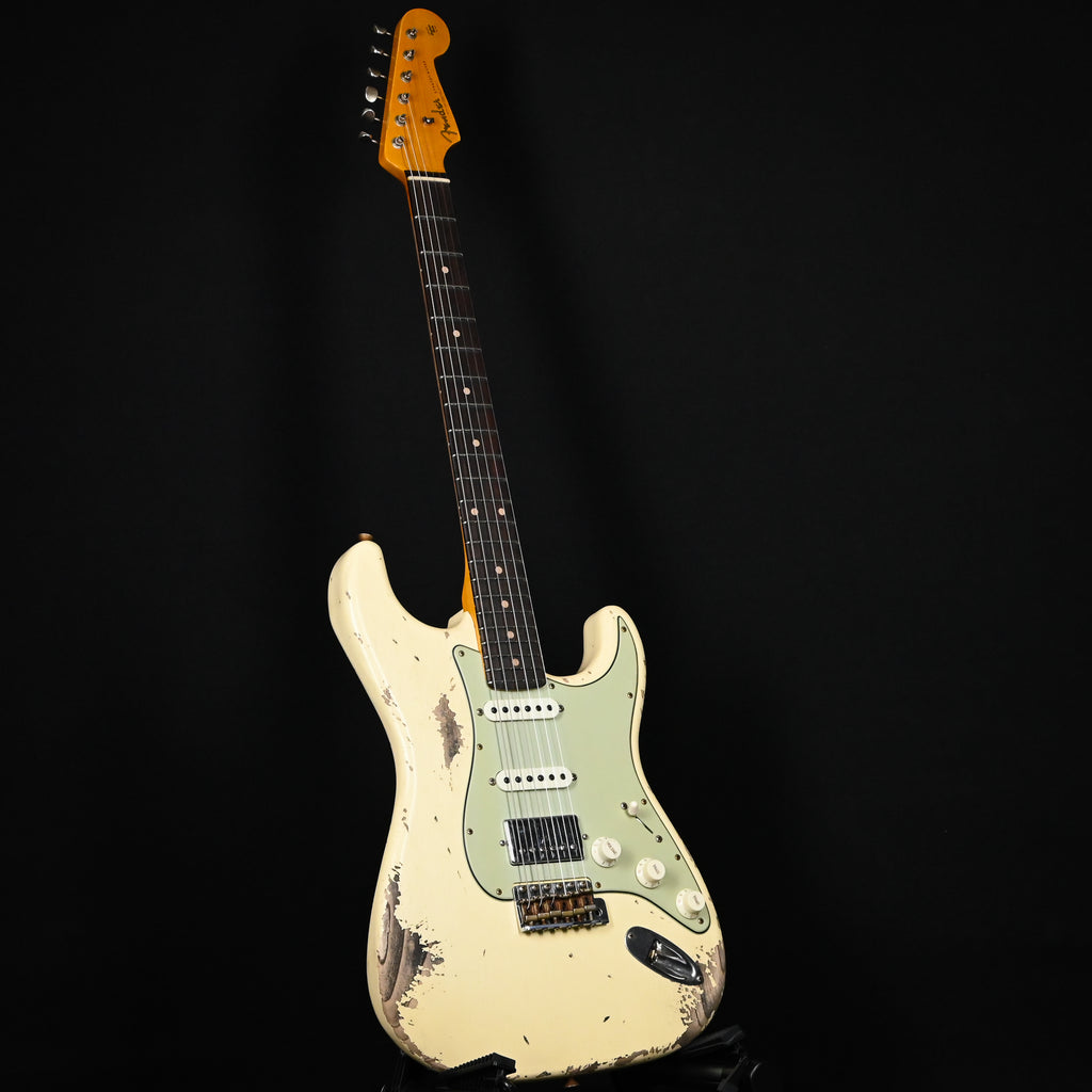Fender Custom Shop '62 Stratocaster HSS w/ Ash Body, Heavy Relic- Vintage White 2026 (R152315)