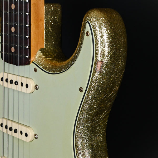 Fender Custom Shop Limited Edition 1962 Stratocaster Heavy Relic- Gold Sparkle 2025 (CZ585377)