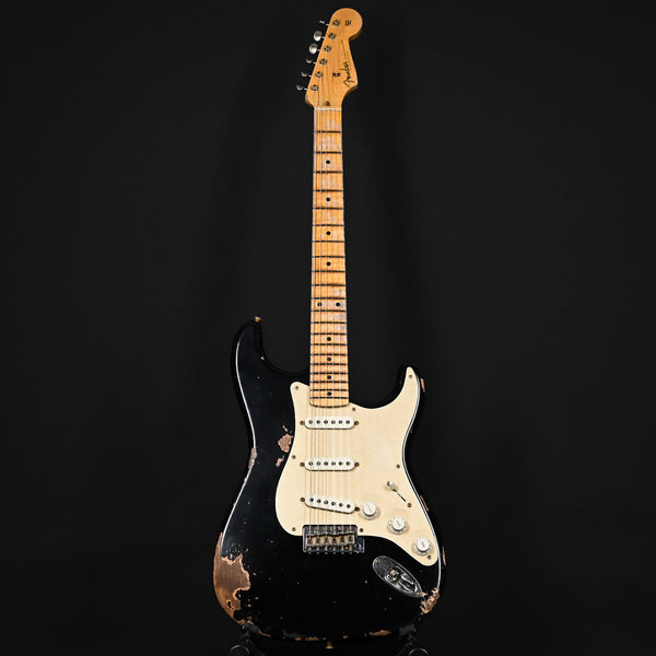 Fender Custom Shop Limited Edition '58 Stratocaster Heavy Relic- Aged Black 2024 (CZ581368)