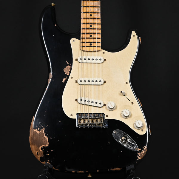 Fender Custom Shop Limited Edition '58 Stratocaster Heavy Relic- Aged Black 2024 (CZ581368)