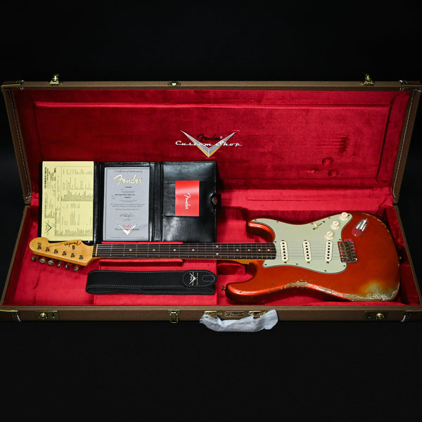Fender Custom Shop 1962 Stratocaster w/ Handwound 60/63 Pickups, Heavy Relic- Candy Tangerine 2025 (CZ588713)