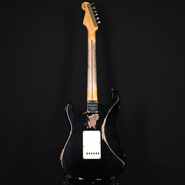 Fender Custom Shop Limited Edition '58 Stratocaster Heavy Relic- Aged Black 2024 (CZ581368)